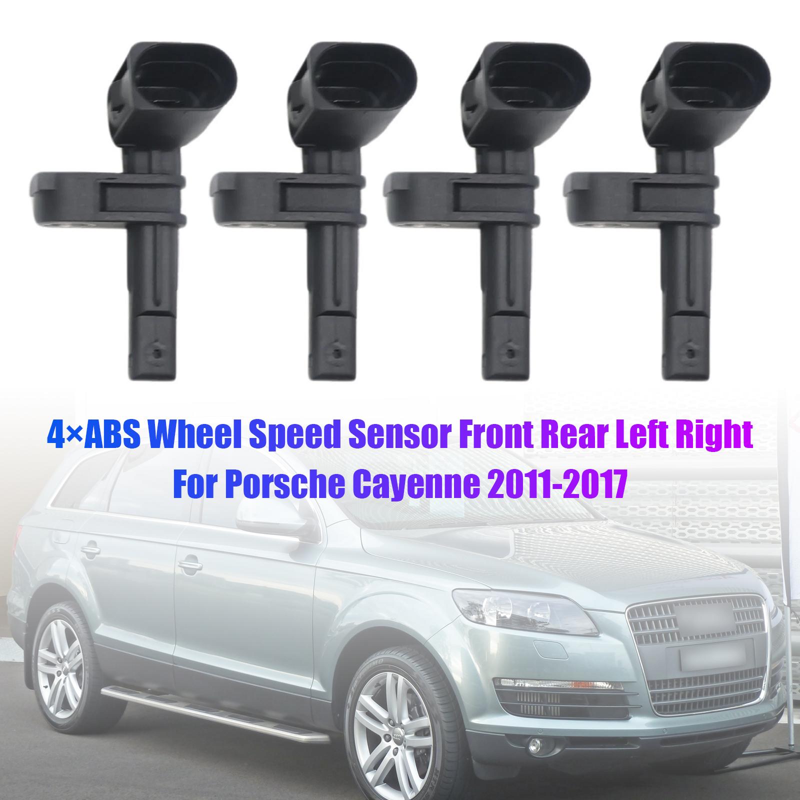

4×ABS Wheel Speed Sensor Front Rear Left Right For Porsche Cayenne 2011-2017