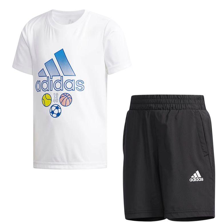 adidas Casual Sportswear White Children Aged 3 7 Years Old DW4110