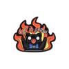 Coleção Fogo Broches de Esmalte This Is Fine Broches Emblema de Lapela Gato Cachorro Café Dados Controle Joias Encorajadoras Presente para Amigos