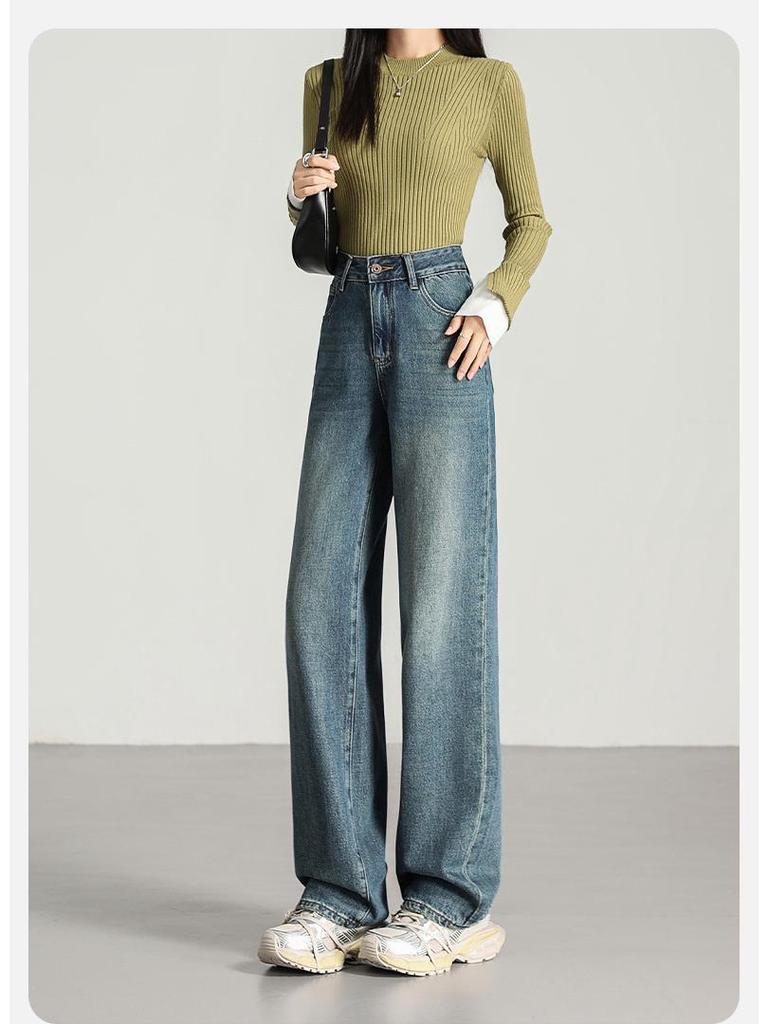 Summer Lyocell Distressed High Waist Slim Jeans