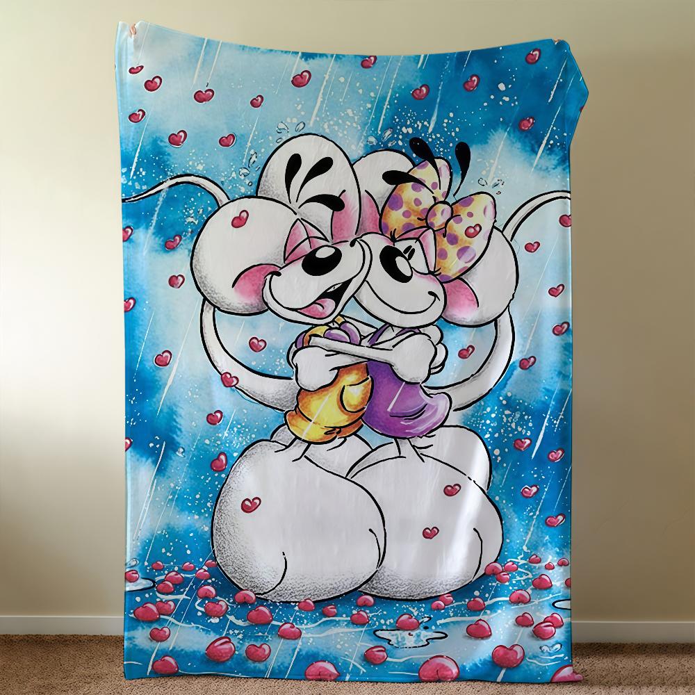 Decke Überwurf Super Gemütlich Plüsch Wohnzimmer Sofa Couch Kindlich Geburtstag Cartoon D-DiddlS-ES Niedliche Geschenke