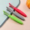 Stainless Steel Peeler Plastic Handle Carrot Cucumber Grater 3 In 1 Multi-Function Apple Potato Zesters Kitchen Vegetable Tools