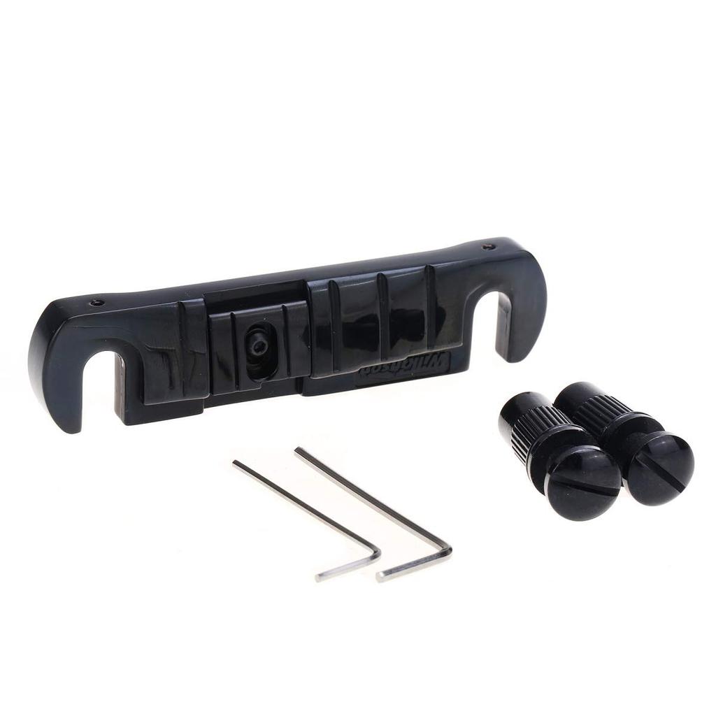 Wilkinson GTB Adjustable Wraparound for LP Les Paul Electric Black 10.4mm Bridge/Tailpiece Guitars,