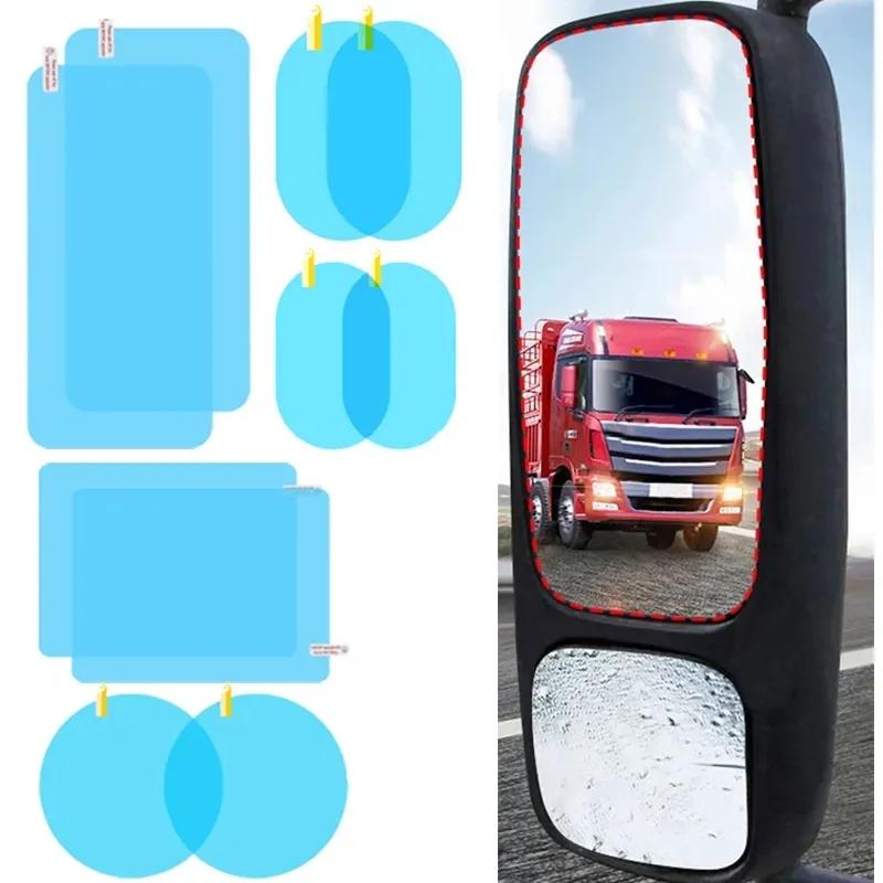 Rearview Mirror Rainproof Film Set Car Truck Window Glass Anti-fog Waterproof Stickers Rainy Day Safe Driving Rain Proof Films