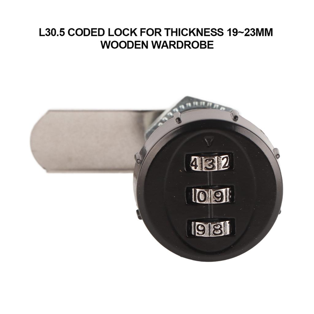 3 Digit   Combination Cam Cabinet Zinc Alloy Password Security  d Lock L19