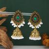 Bohemian Turquoise Tassel Pearl Bell Earrings