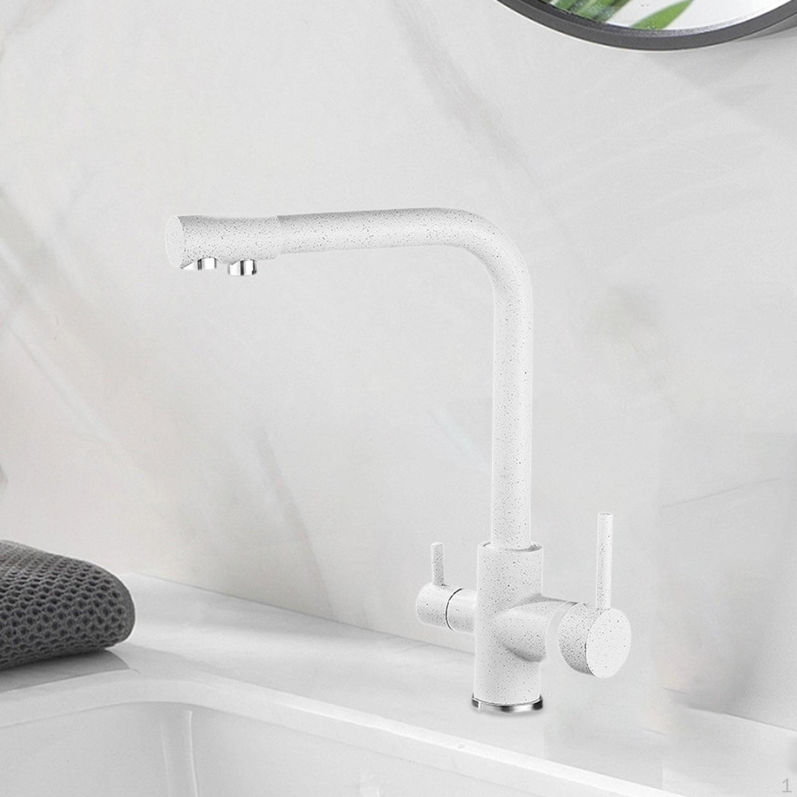 

Латунный кухонный кран для холодной воды, подходит для сада отеля белый