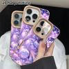 Phone Case: 2D Flat Lambskin Suitable for iPhone 18 17 16 15 14 13 Pro Cases, Crystal Bear, Christmas and Halloween Gifts