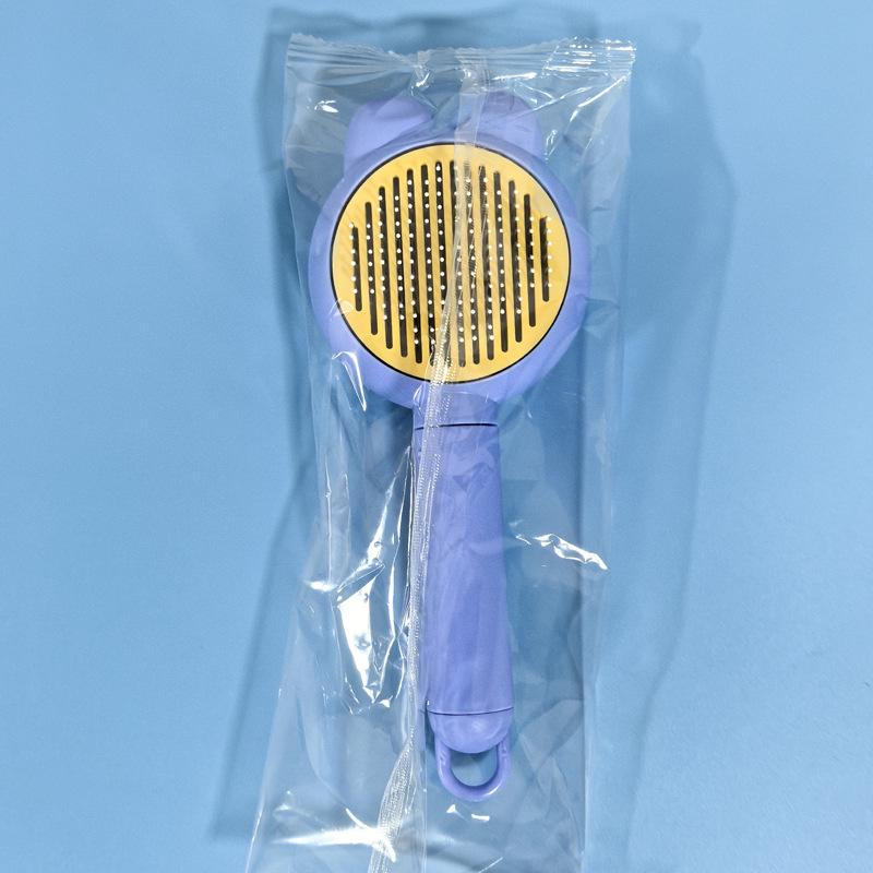 Pet Hair Removal Comb for Cats and Dogs - Effective Grooming Brush for Loose and Long Hair