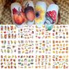 New nail art stickers ins Halloween series funny skull watermark nail stickers nail
