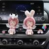 Niedlicher Anne Dekorativer Auto-Duftclip für Lüftungsschlitz Langanhaltende Aromatherapie für Autoinnenraum Auto-Klimaanlagen-Duftchip Auto-Ornament