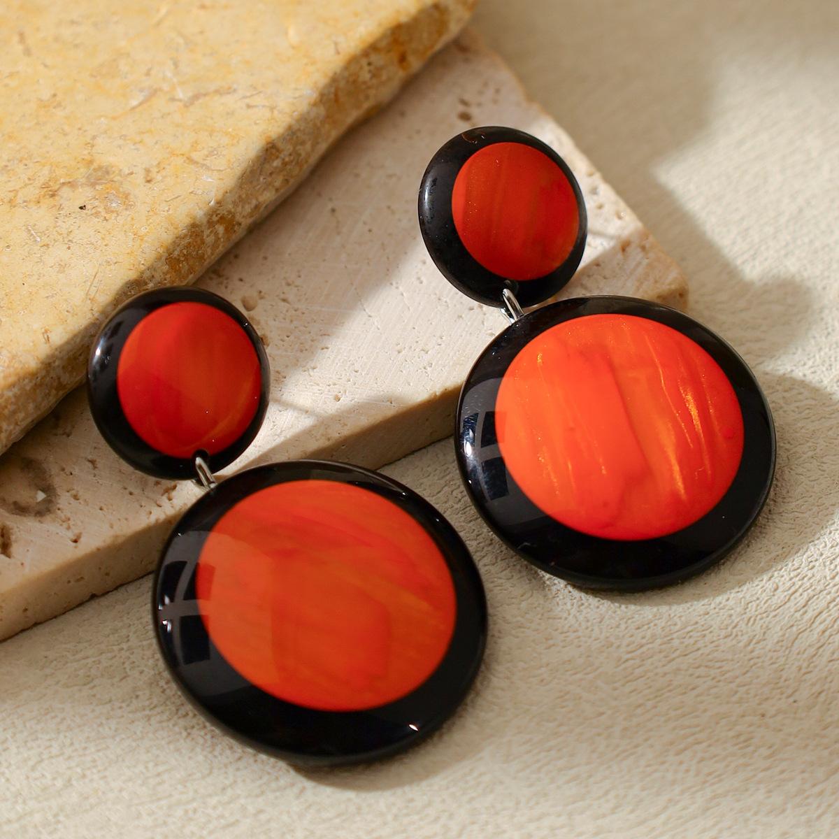 

Модные серьги-подвески для женщин оранжевый