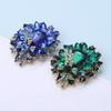 Broche de piedras preciosas de imitación para boda, broche de diamantes de imitación para novia, accesorios de moda para abrigos, joyería bonita para mujeres y niñas