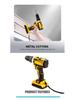 Multi-functional Rechargeable Lithium Electric Screwdriver Drill Set for Home Use