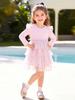 Little Maven Autumn Girls' Long Sleeve Princess Dress with Mesh Skirt