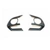 3PCS Peach Wood Grain Steering Wheel Decor Cover Trim For Toyota RAV4 2019-2024
