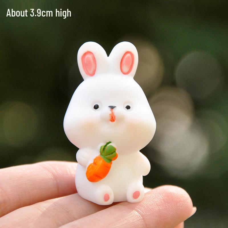 Chinese Zodiac Animal Resin Mini Ornaments for Desk and Car Decor