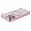 HRF Series for iPhone 13 Pro TPU Case Glitter Leopard Electroplating Magnetic Phone Cover