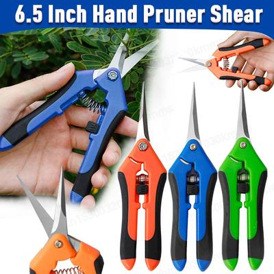 Gardening Pruning Shears Garden Tools Secateurs Bonsai Gardening Scissor Pruning Tool Grape Fruit Picking Weed Household Potted