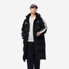 Li Ning Hot Pot Down Series Water-Repellent Far-Infrared Warm Hooded Zipper Outdoor Casual Winter Long Down Jacket Men Outerwear Black AYMU449-4