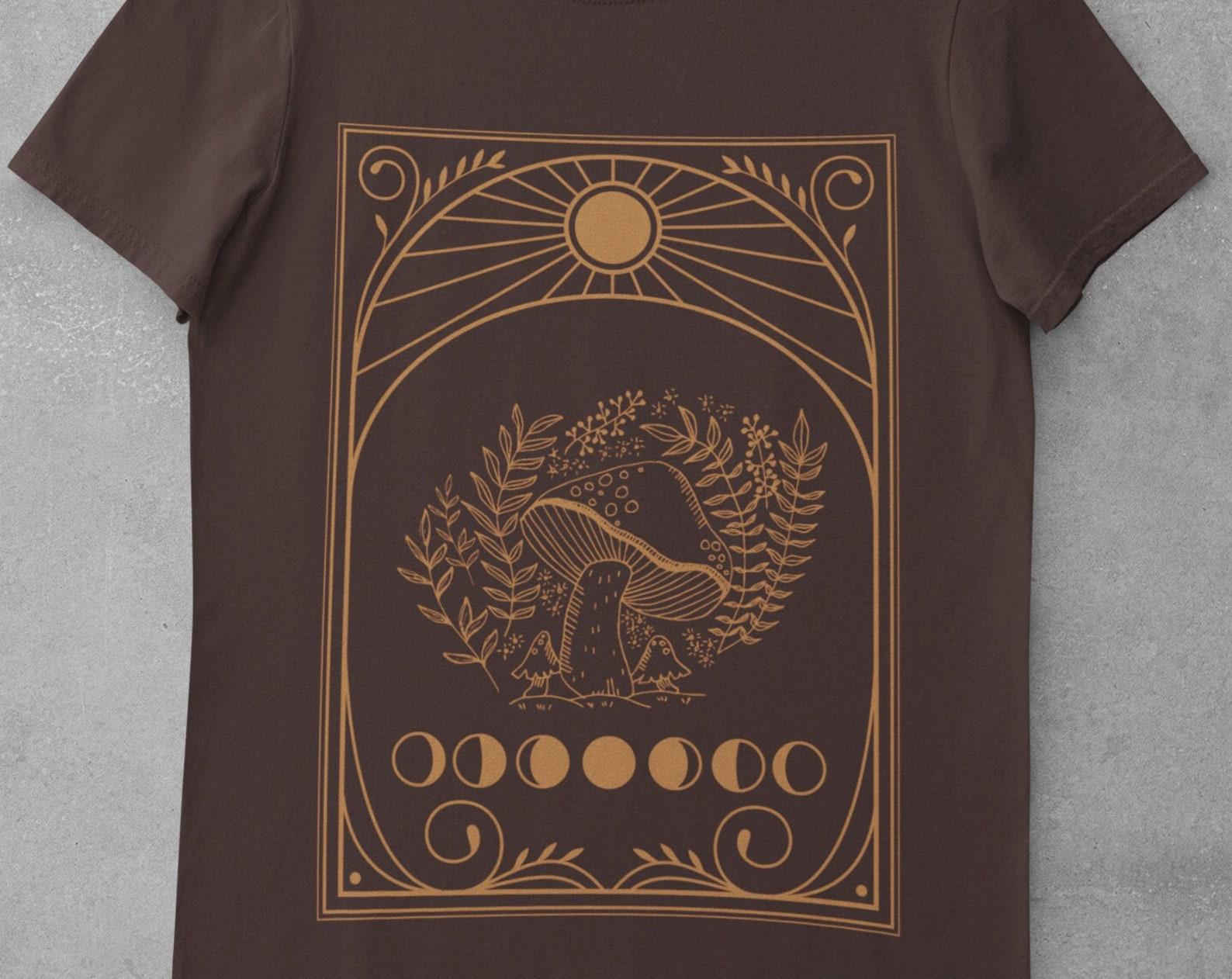 Grunge Clothing, Grunge, Fairy Grunge Clothing, Alt Clothing, Grunge Fairycore, Grunge Shirt, Goblincore Clothing, Mushroom Tshirt L