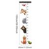 Cartoon Height Measure Wall Sticker For Kids Rooms Child Growth Ruler Stickers Gauge Growth Chart School Decals Nursery Bedroom