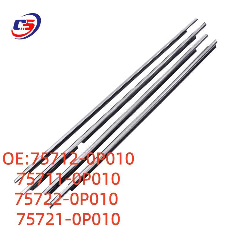 

Toyota REIZ 05-09 Car Window Glass Sealing and Water Deflector Strip 75712-0P010 75712-0P010 75711-0P010 75722-0P010 75721-0P010