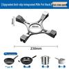 Universal Non-Slip Gas Stove Pot Stand with Integrated Thickened Support for Milk Pots