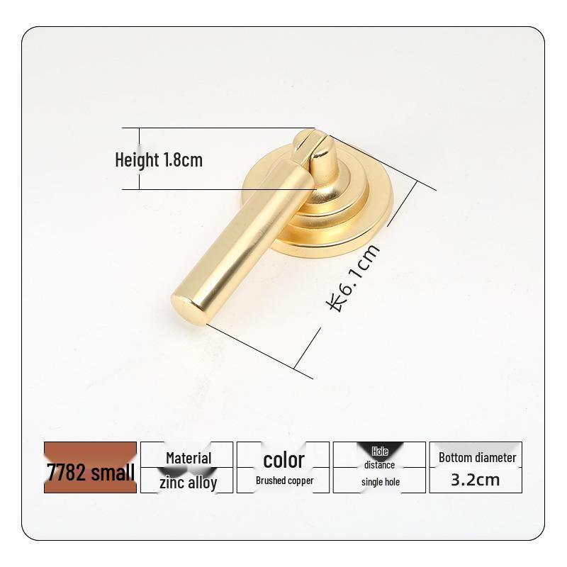 Antique-Style Chinese Copper-Plated Zinc Alloy Door Handle