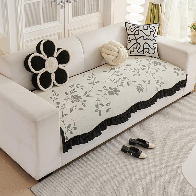 Fresh Wind Household Chenille Sofa Cushion Is Universal In All Seasons, New Simple And Fashionable Non-Slip Sofa Cushion Cover