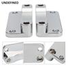 Chrome Front Fender Riser Spacer Bracket For Harley 00-13 Touring Road King Road Street Electra Glide FLHR FLHT 21" Wheel Chrome