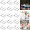 12Pcs 30*25*10mm Acrylic Stands Place Card Holders Table Number Stands Desktop Clear Card Display Stand Transparent Acrylic Sign Holder