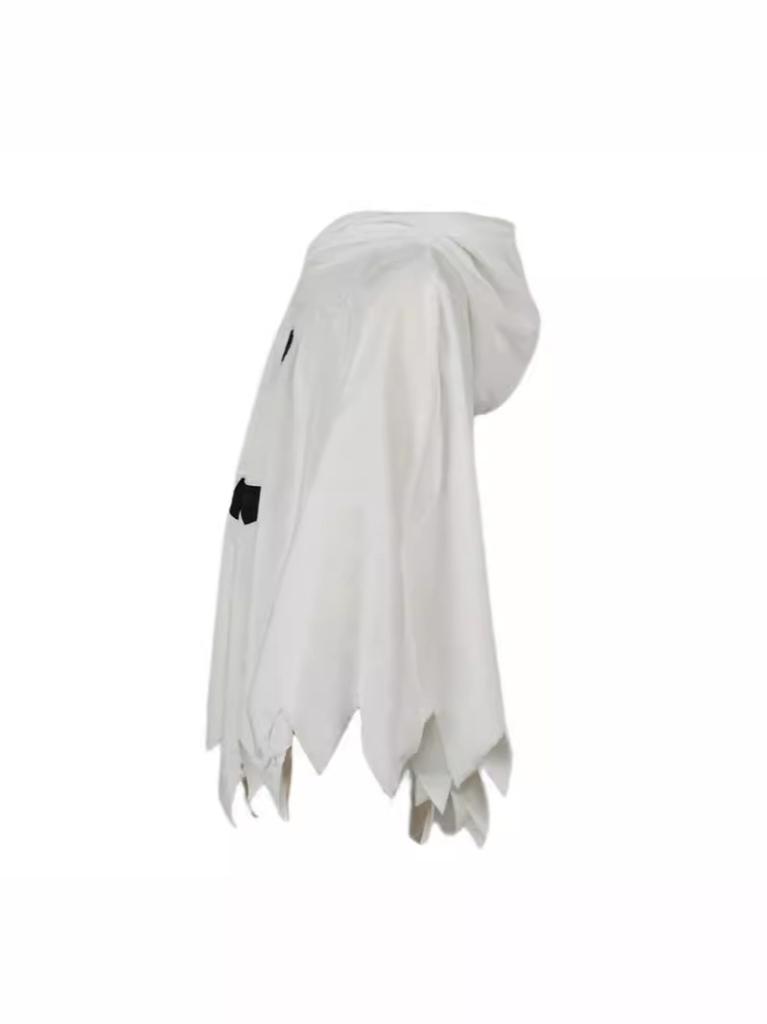 Kids Cape Halloween Hooded Wool Cloak Vampire Ghost Cosplay Costume