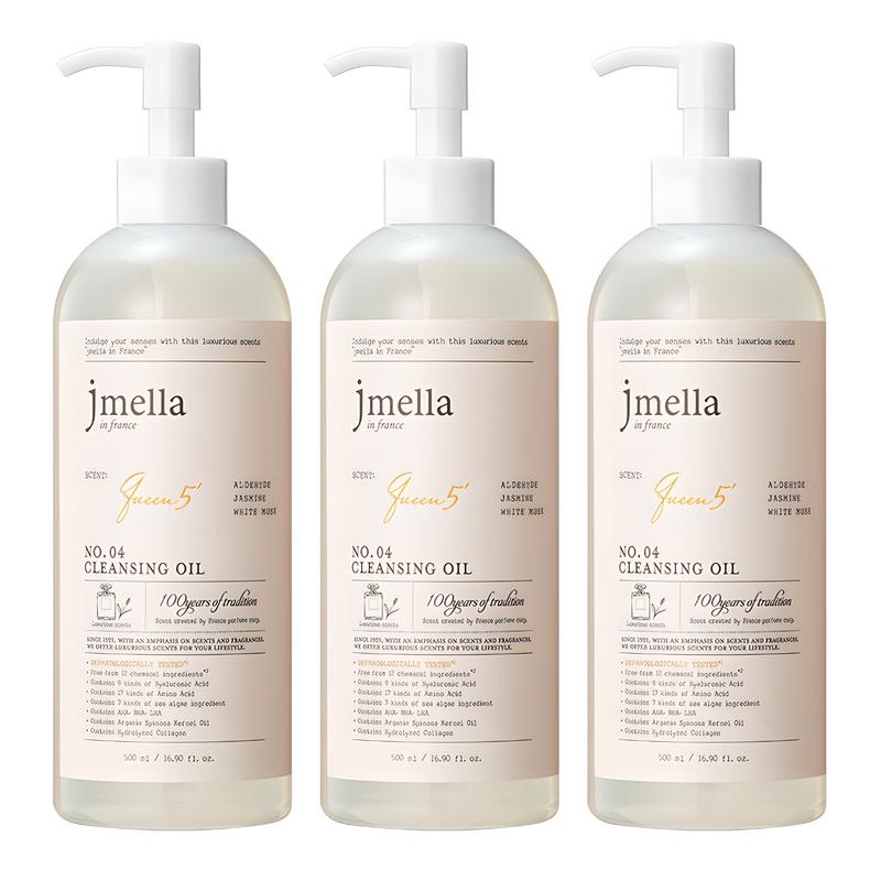 J.Mela In France Queen 5 Cleansing Oil, 500ml, 3 pcs