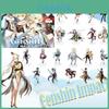 Stunning Genshin Impact Desktop Display With Klee Keqing Ganyu Acrylic Figure Stand