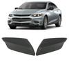 Front Bumper Fog Light Hole Cover Caps Replacement for Chevrolet Malibu 2016-2022 Car Exterior Refit Textured Black Waterproof ABS Trim