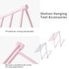 Towel Rack Holder Drying Storage Organizer Foldable Multifunctional Cupboard Hanger Bathroom Shelves Tool Accessories