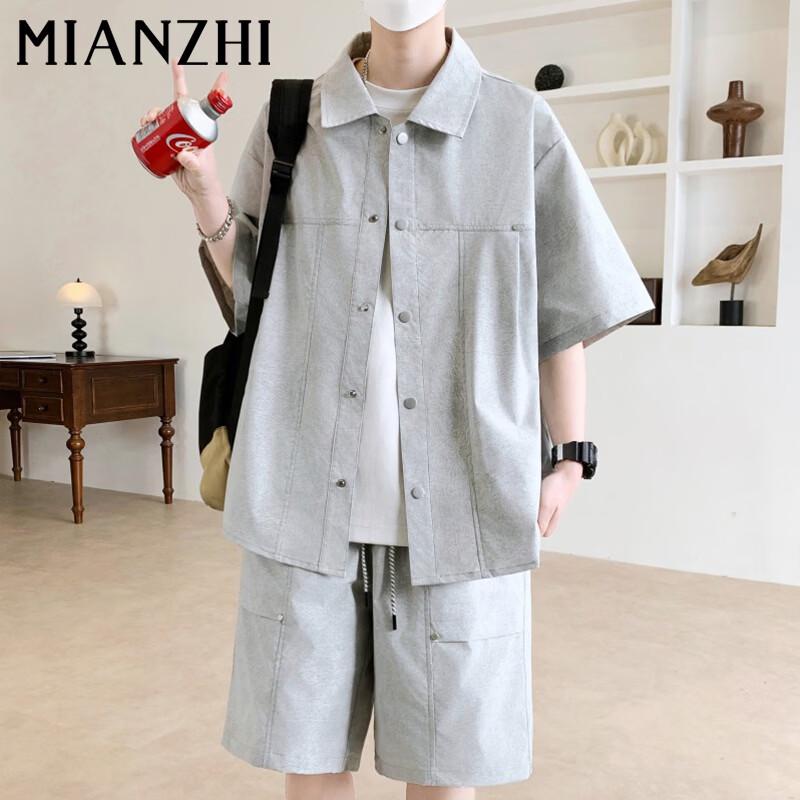 

Mianzhi Men s Summer Casual Short Sleeve Collection L