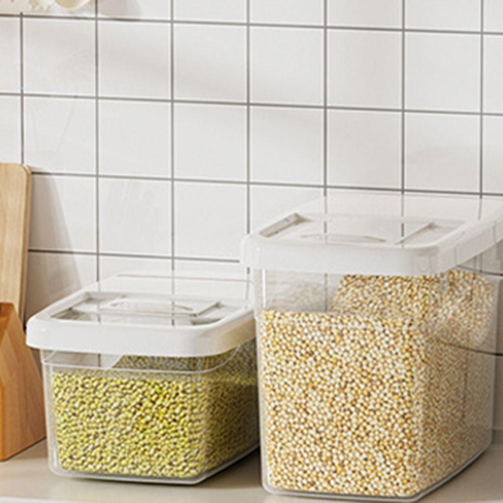 Insect Proof Pet Food Container Transparent Rice Storage Container Rice Storage Box  Flour