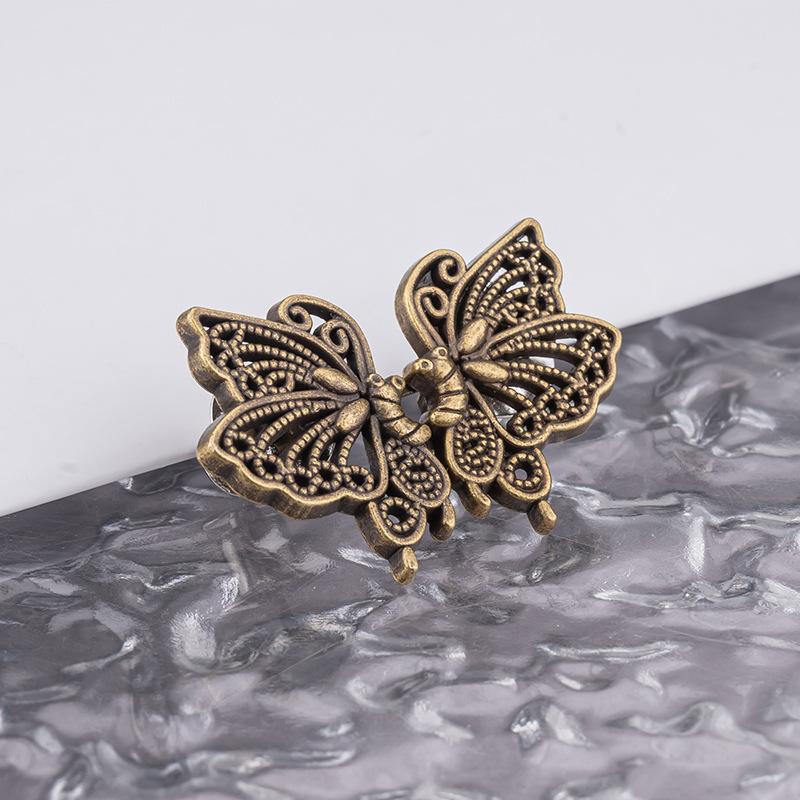 Clip Regolabili con Bottone Jeans per Pantaloni Gonne Stringivita Fibbia Bottone a Pressione Regolatore Spilla a Farfalla Bottone Forniture per Abbigliamento