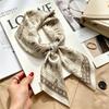 New silk satin 71 * 71 versatile foreign style simulation silk high-end temperament silk scarf middle-aged and elderly decorative scarf neck protectio