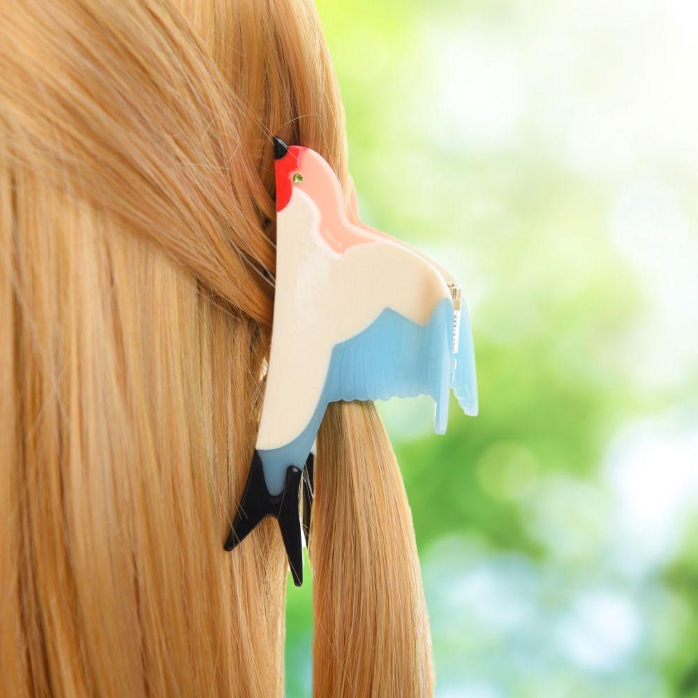 Acetat Material Schwalben Serie Haarkralle Feder Thema Cartoon Vogel Haarspangen DIY Haarstyling Acetat Haarspangen Haarstyling