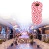 100m Handmade Double Color Cotton Thread Twine String Decoration(red White)