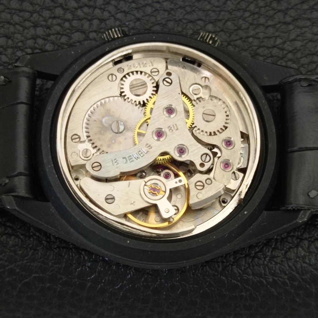 HAND-WINDING VINTAGE LEGEND SWISS MENS REFURBISHED ALARM WATCH A707530-1