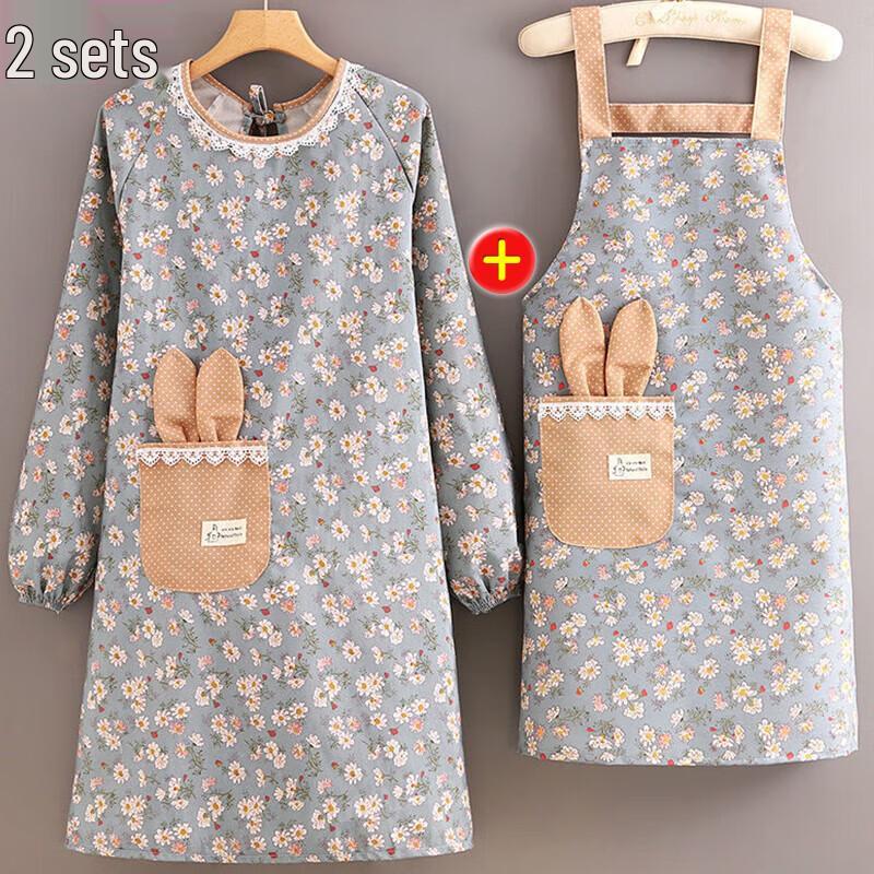 Mengting Waterproof Oil-Proof Kitchen Apron Set