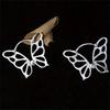 Hollow Butterfly Design Hoop Earrings Jewelry for Women Girls Daily Wear And Ideal Gift For Friends And Girlfriend