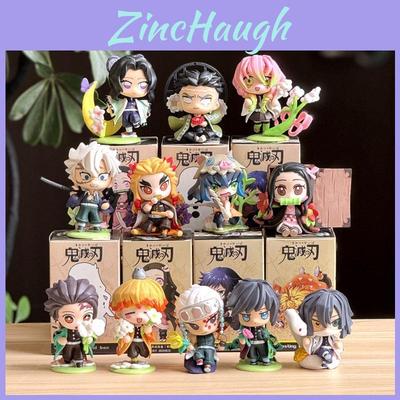 Demon Slayer Birth Flower Series Pvc Figurines With Collectible Display For Fans And Giftgiving