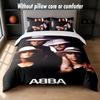 ABBA Design Bed Bedding Set 1 Duvet Cover + 2 Pillowcases Soft Breathable Household Bed Linens