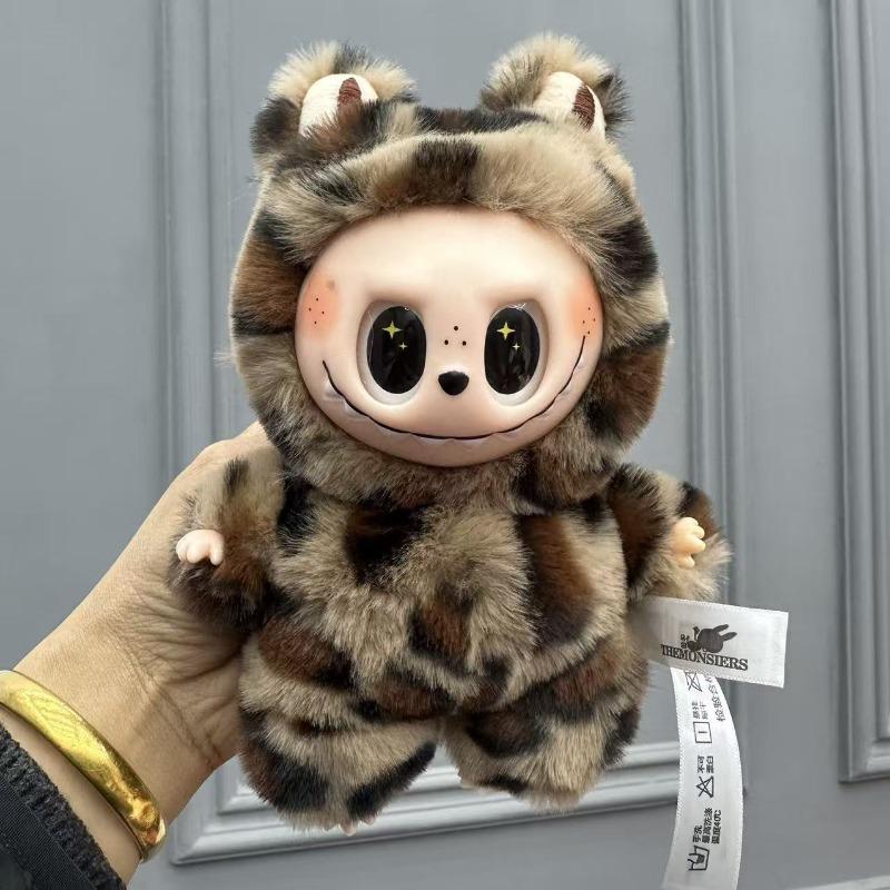 Кукла-бэбидолл с пятнами под леопарда, Плюшевая игрушка с виниловым лицом 20