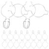10Pcs Metal Wire Lock Buckle Stainless Steel Sealing Wire Clamp for Glass Jar Kitchen Storage Sealing Performance Buckle